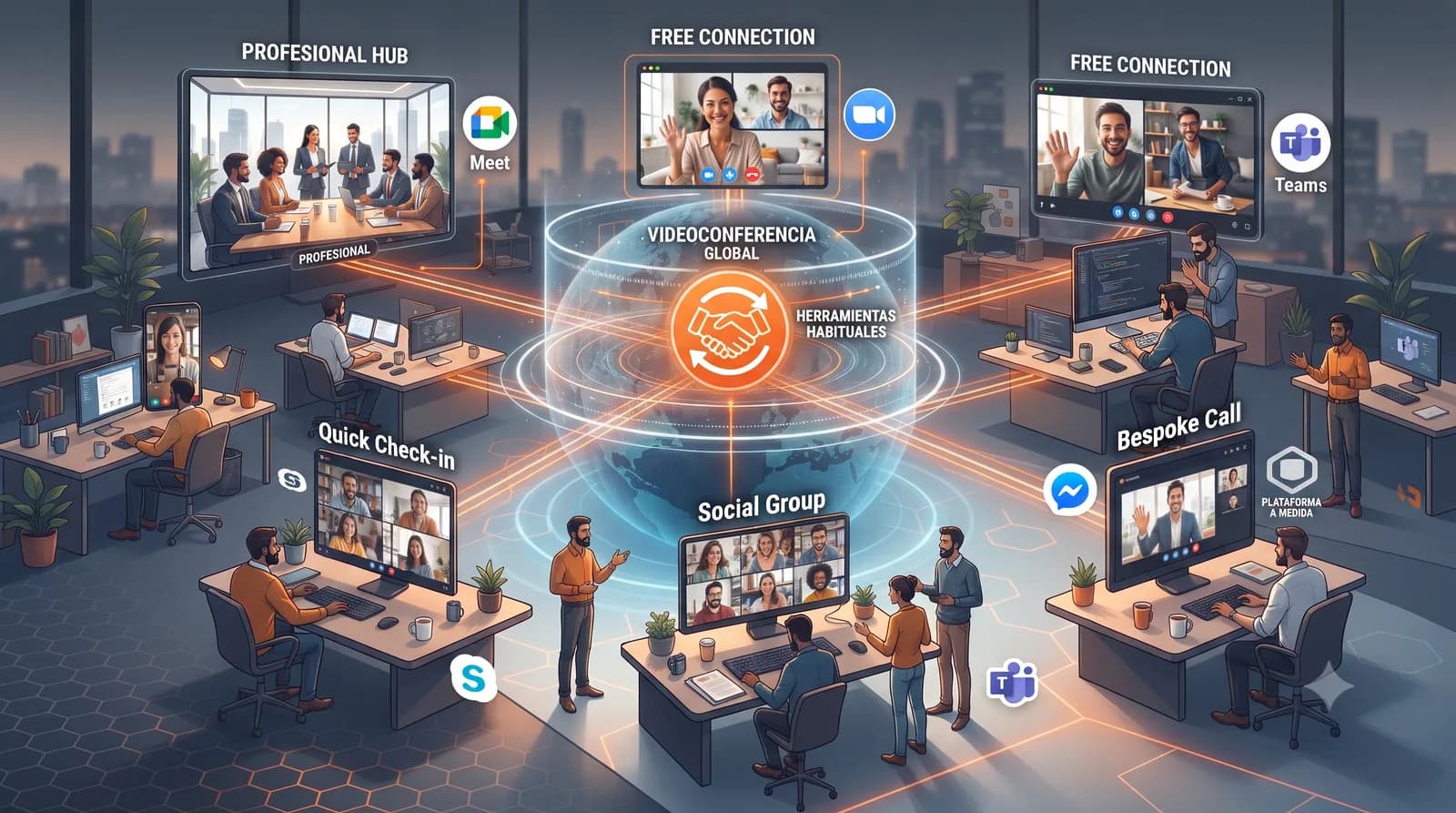 Herramientas de videoconferencia