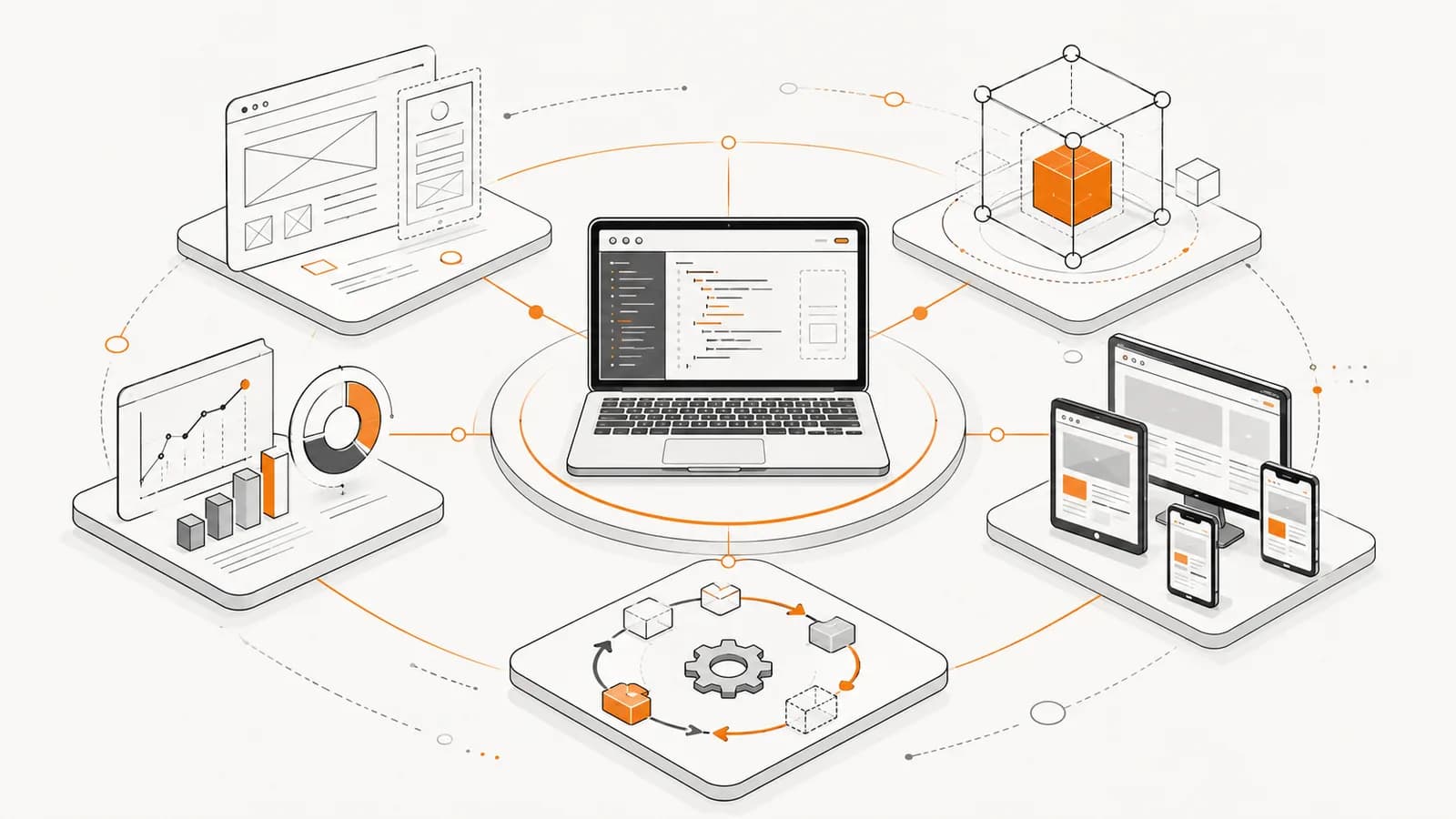 Conoce las 5 normas básicas del desarrollo web o páginas web Realizar prototipo, establecer MVP, Métricas, Diseño responsivo y mobile first y desarrollo constante.