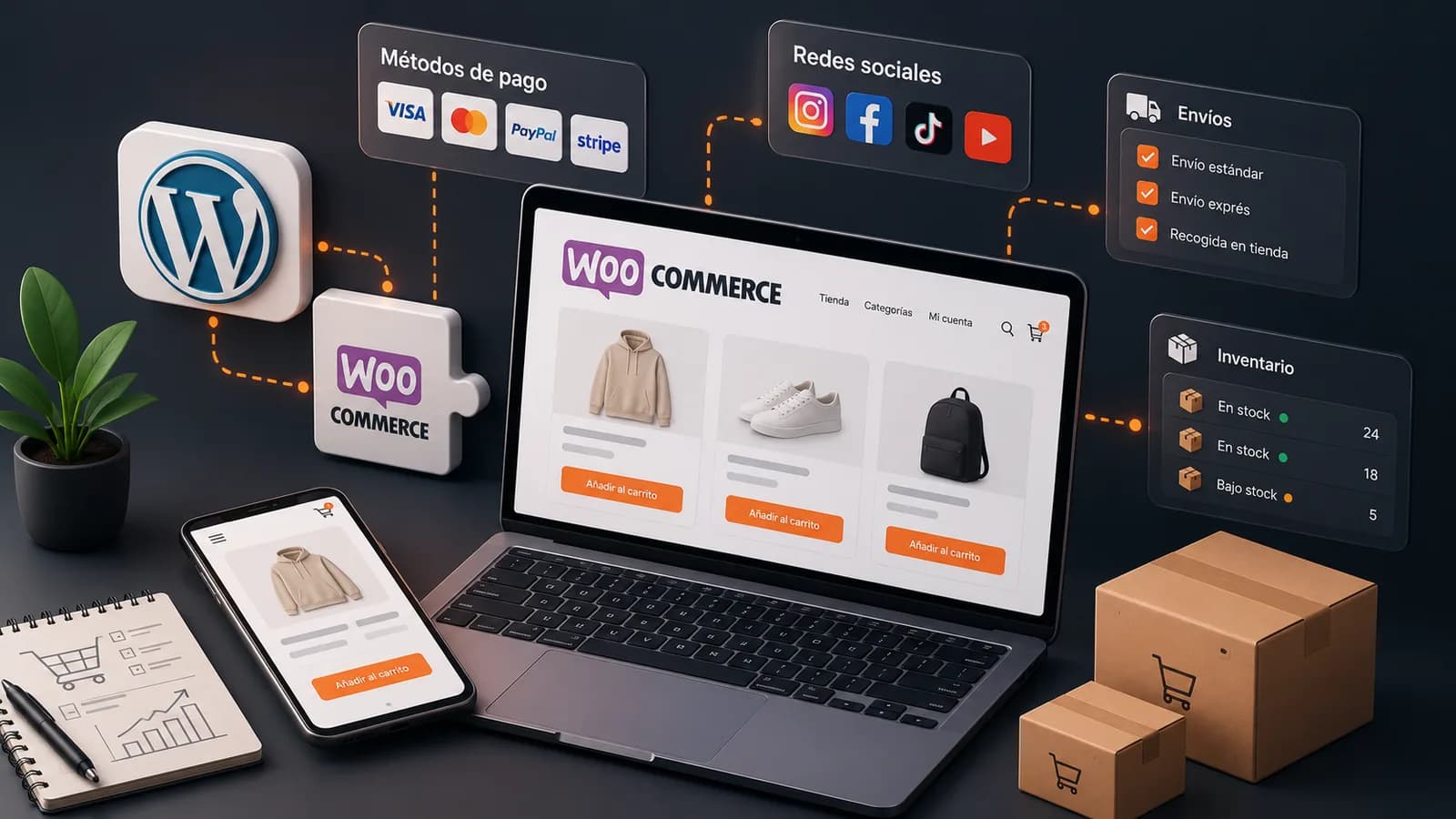 Una tienda online WooCommerce