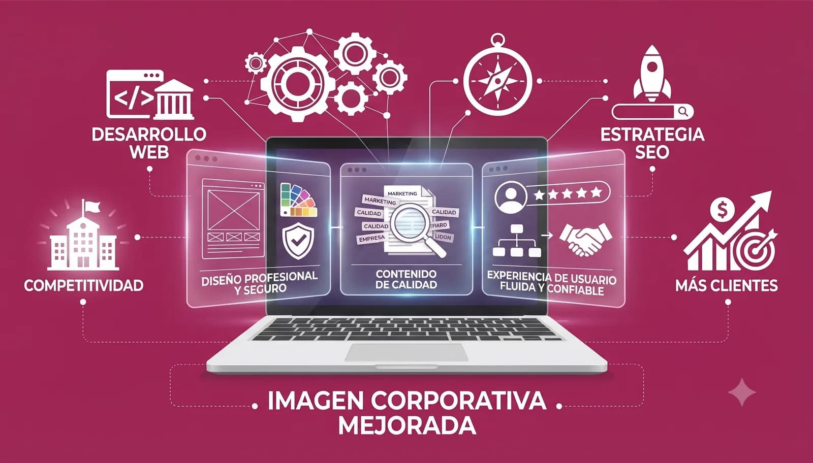 Como mejorar la imagen corporativa de una empresa mediante el desarrollo web