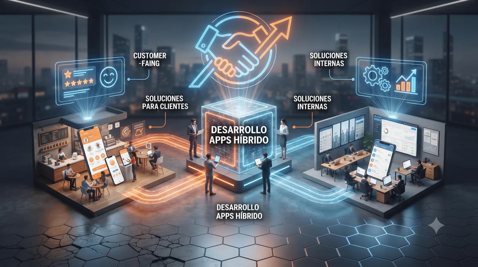 Desarrollo apps híbrido para empresas