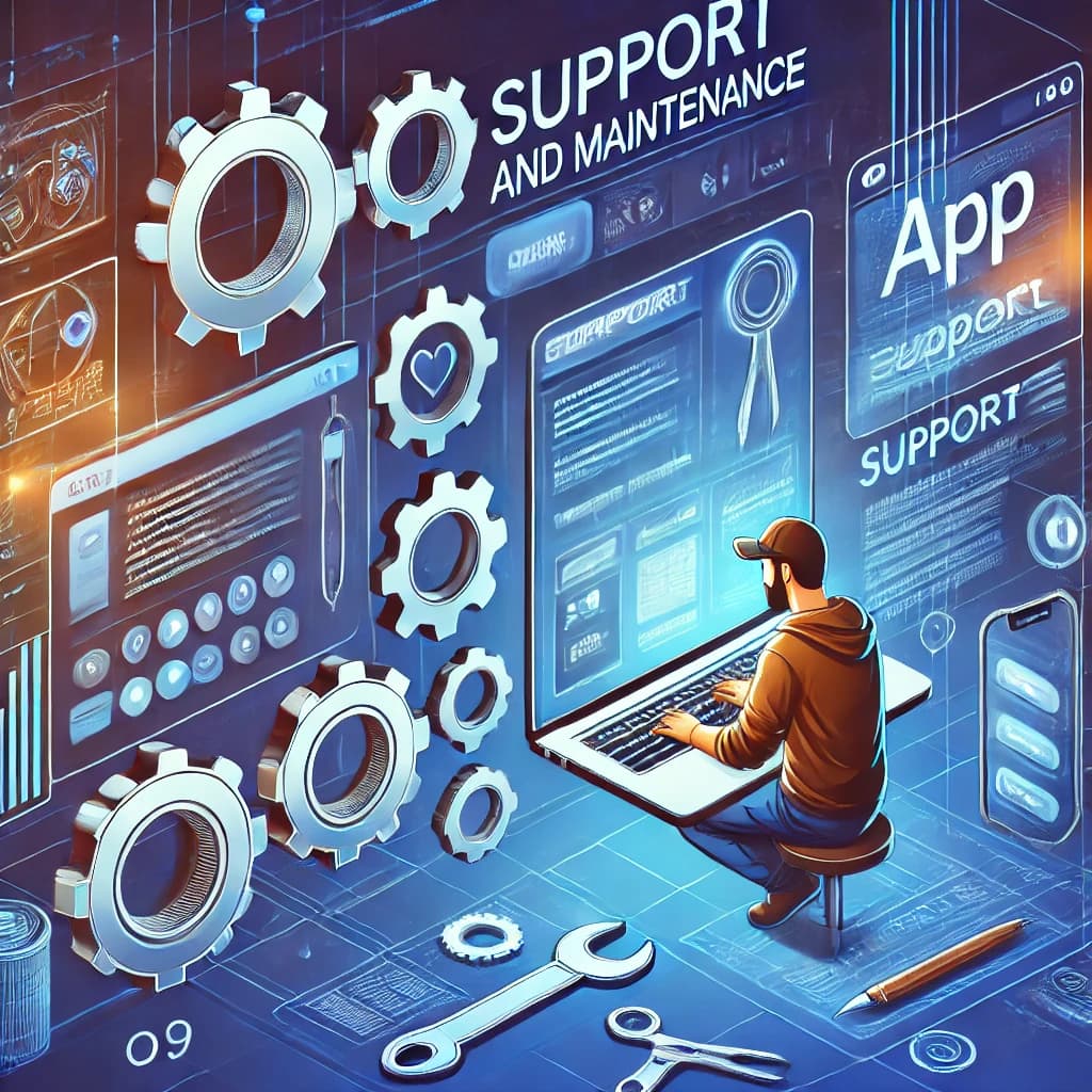 Soporte y mantenimiento en el desarrollo de apps