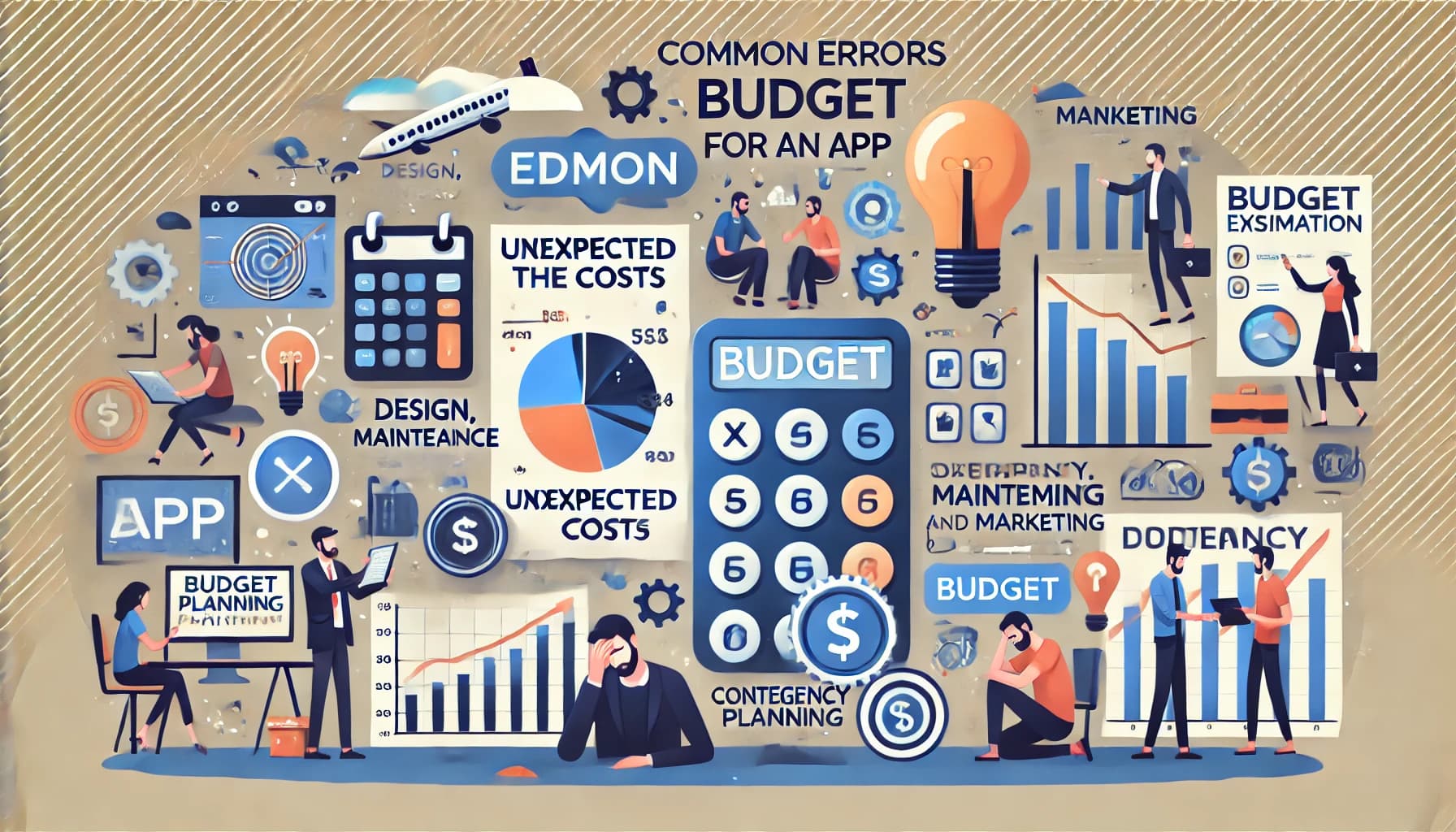errores al estimar un presupuesto app