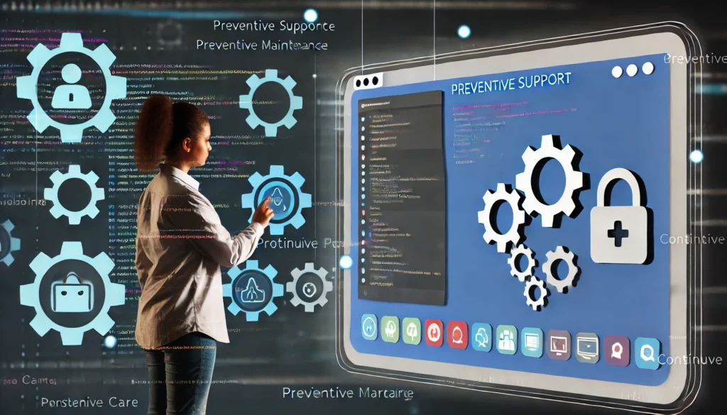 Soporte y mantenimiento preventivo en desarrollo apps